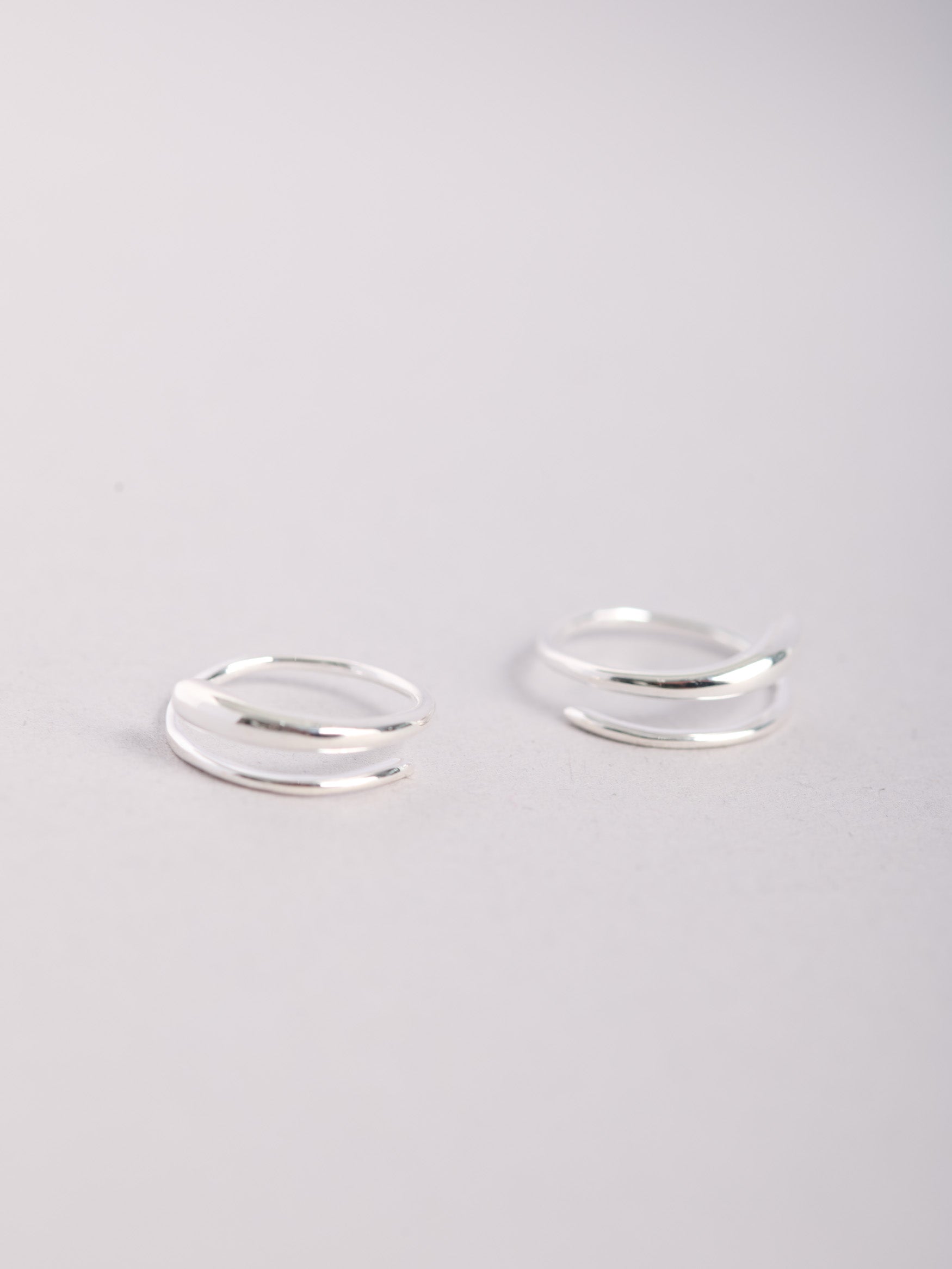 Sterling Silver Spiral Mini Hoop Earrings - Forgotten Tribes