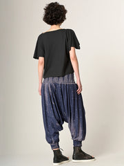 Peacock & Stars Harem Pants - Low Crotch - Forgotten Tribes