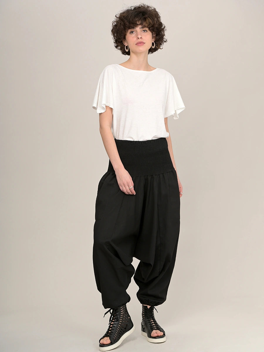 Organic Cotton Harem Pants - Low Crotch - Forgotten Tribes