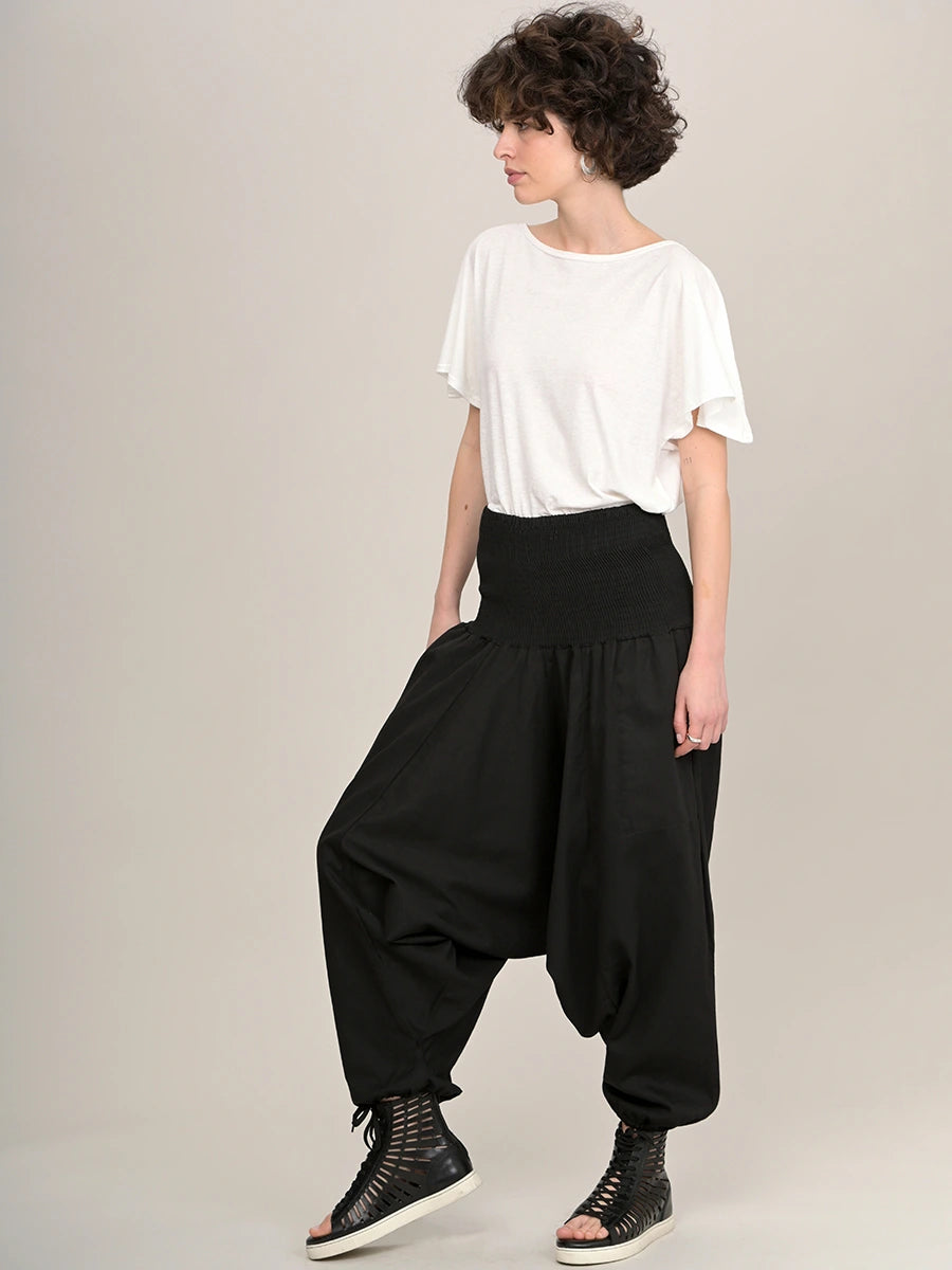 Organic Cotton Harem Pants - Low Crotch - Forgotten Tribes