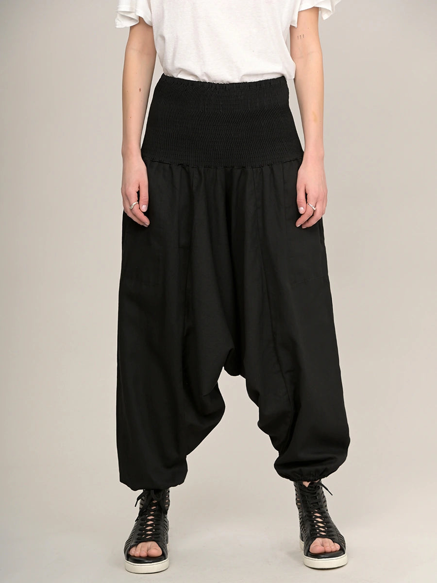 Organic Cotton Harem Pants - Low Crotch - Forgotten Tribes