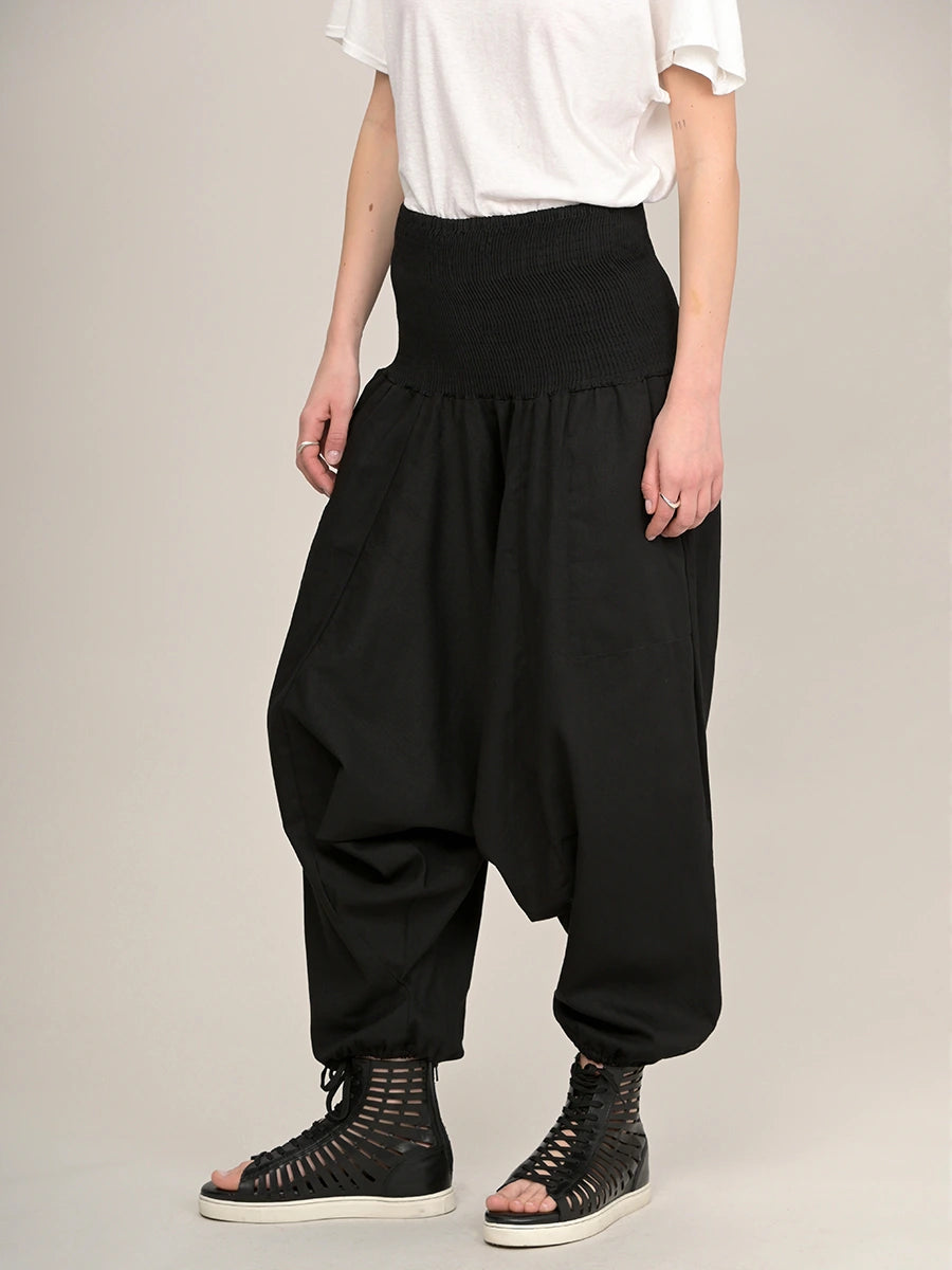 Organic Cotton Harem Pants - Low Crotch - Forgotten Tribes