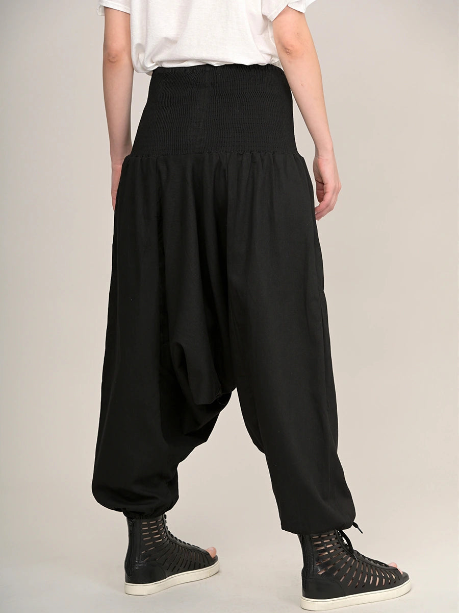 Organic Cotton Harem Pants - Low Crotch - Forgotten Tribes