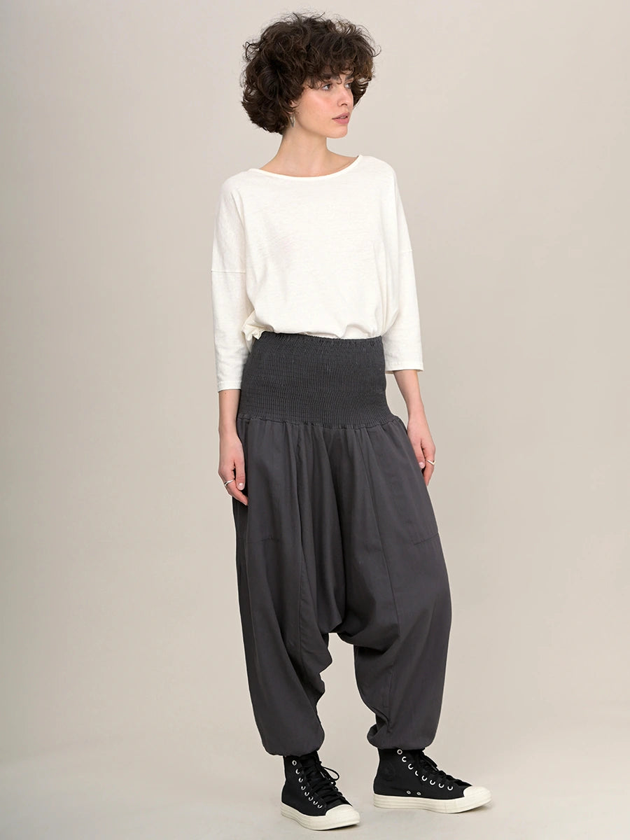 Organic Cotton Harem Pants - Low Crotch - Forgotten Tribes
