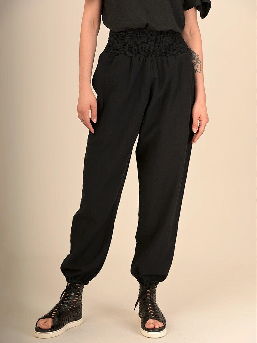 Handloom Cotton Harem Pants - High Crotch - Forgotten Tribes
