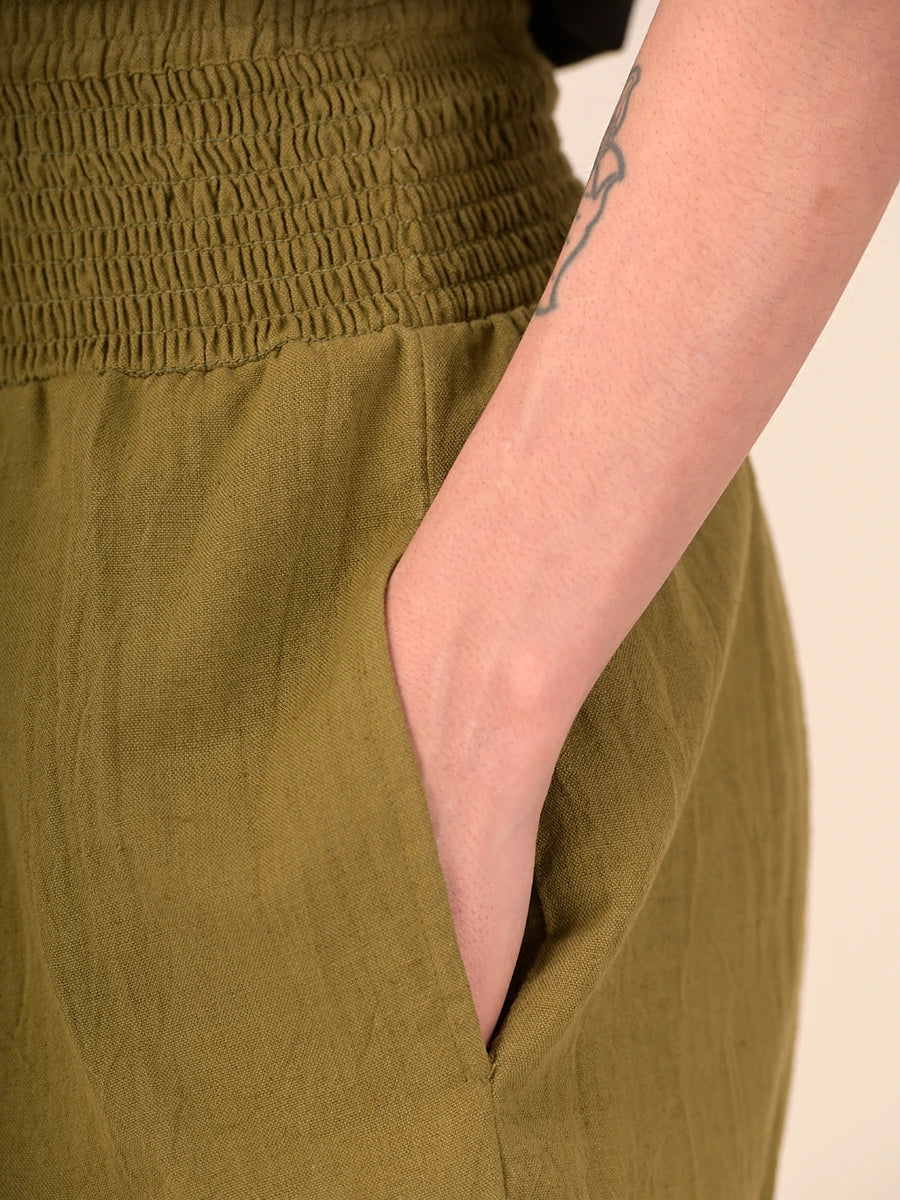 Handloom Cotton Harem Pants - High Crotch - Forgotten Tribes