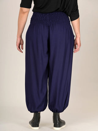 Harem Pants Original -  Plain Colour High Crotch - Superior Rayon Fabric - Forgotten Tribes