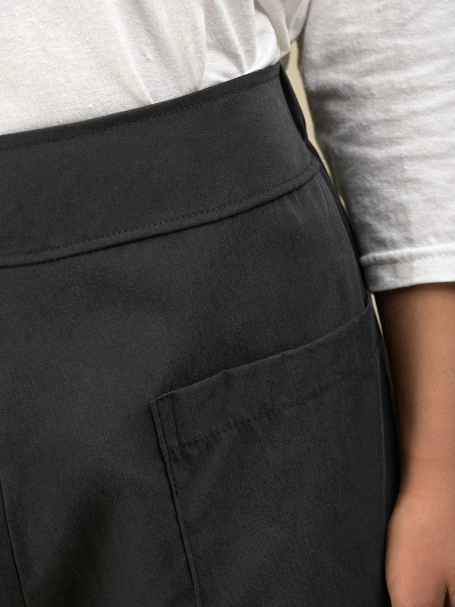 Tapered Trousers with Patch Pockets - Forgotten Tribes