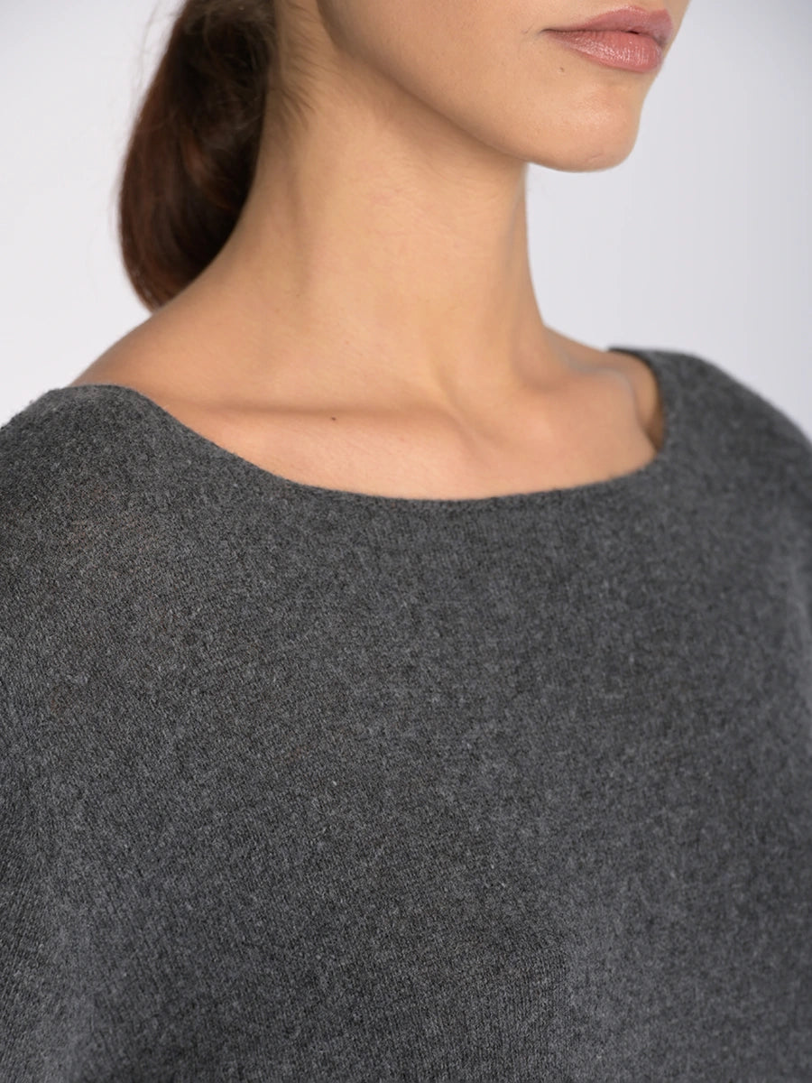 Merino Wool Blend Flared Sleeve Sweater - Forgotten Tribes