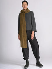 Yak Alpaca Blend Oversized Knitted Scarf - Forgotten Tribes