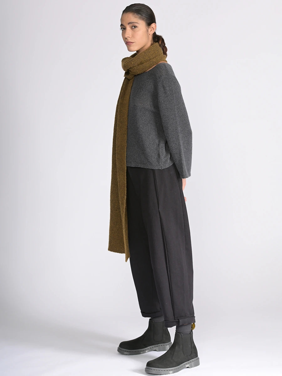 Yak Alpaca Blend Oversized Knitted Scarf - Forgotten Tribes