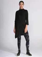 Long Sleeve Roll Neck Bamboo Jersey Tunic - Forgotten Tribes