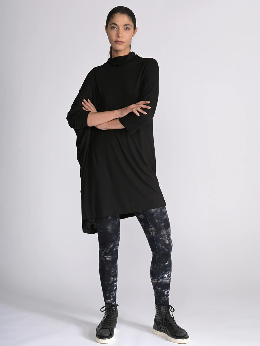 Long Sleeve Roll Neck Bamboo Jersey Tunic - Forgotten Tribes
