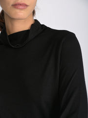 Long Sleeve Roll Neck Bamboo Jersey Tunic - Forgotten Tribes