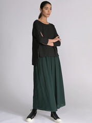 Fine Cotton Muslin Wide Leg Trousers - Forgotten Tribes
