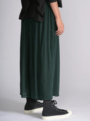 Fine Cotton Muslin Wide Leg Trousers - Forgotten Tribes