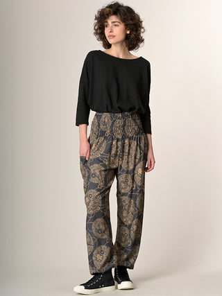 Harem Pants Original - Oriental Flower High Crotch - Forgotten Tribes