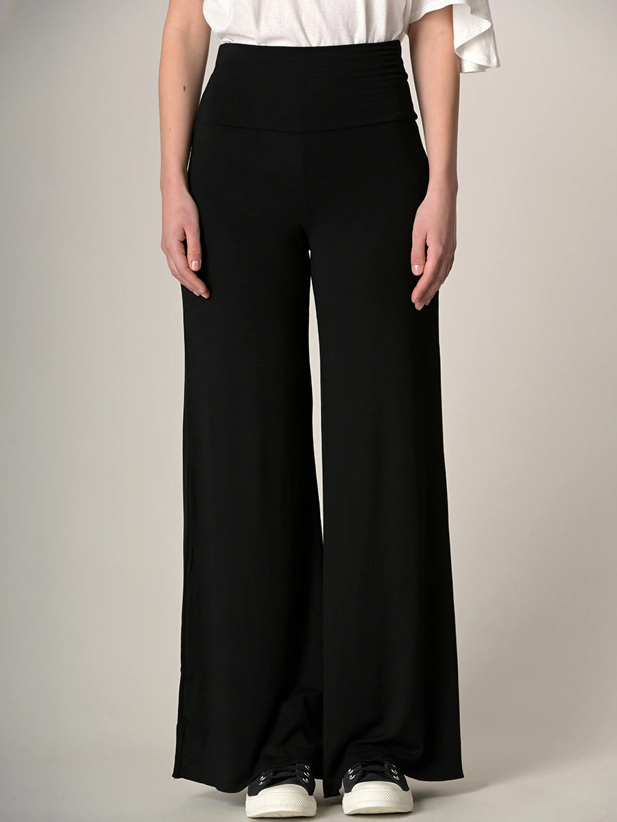 Elasticated waist palazzo trousers hotsell