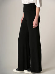 Plain Colour Elasticated Waist Stretchy Palazzo - Forgotten Tribes