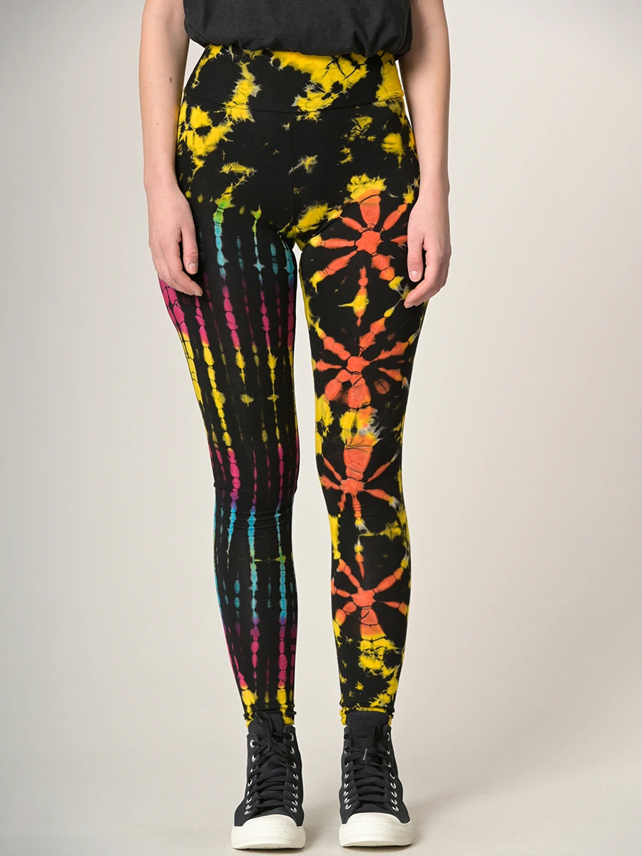 Tie Dye Leggings - Multicolour - Forgotten Tribes