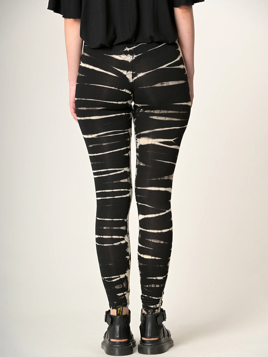 Tie Dye Leggings - Black - Style 4 - Forgotten Tribes