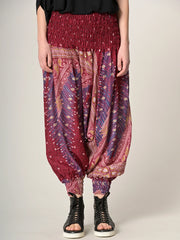 Peacock Harem Pants - Low Crotch - Forgotten Tribes