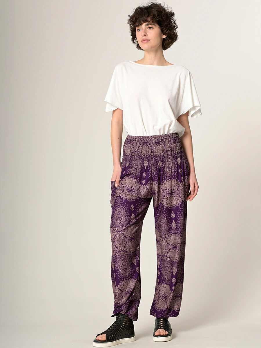 Teardrop Mandala Harem Pants - High Crotch - Forgotten Tribes