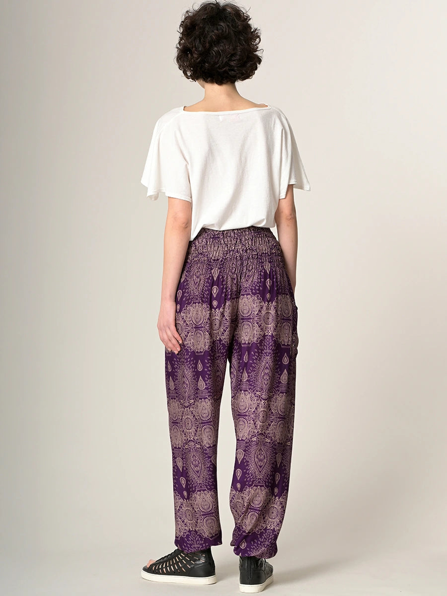 Teardrop Mandala Harem Pants - High Crotch - Forgotten Tribes