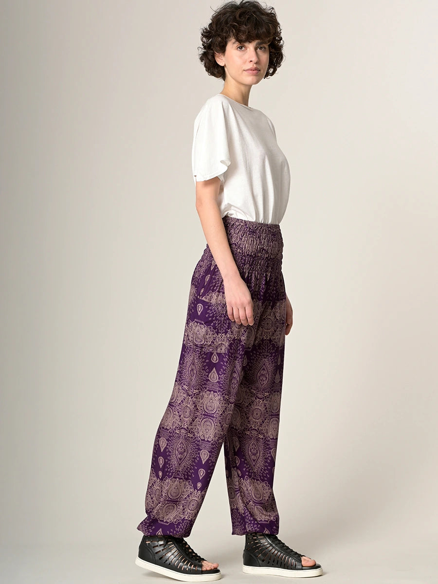 Teardrop Mandala Harem Pants - High Crotch - Forgotten Tribes