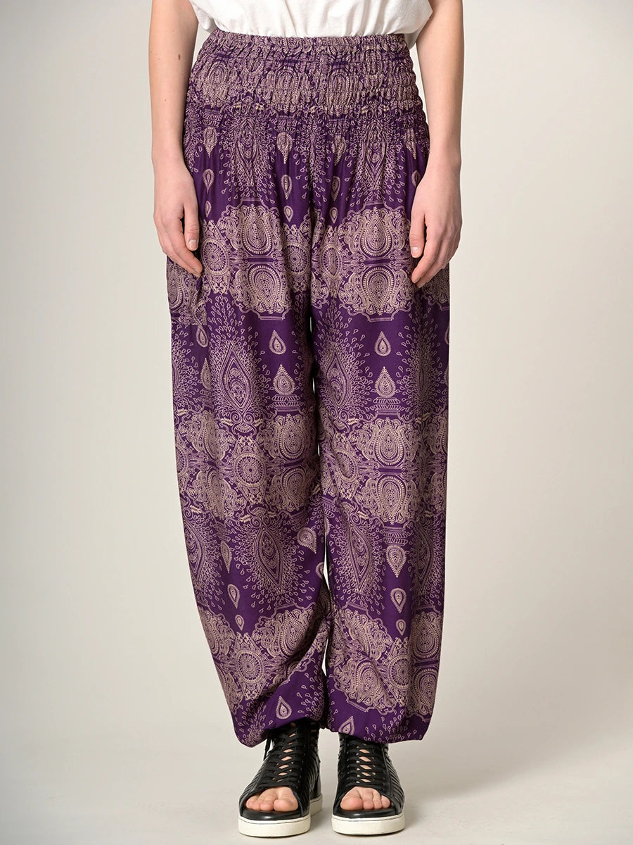 Teardrop Mandala Harem Pants - High Crotch - Forgotten Tribes