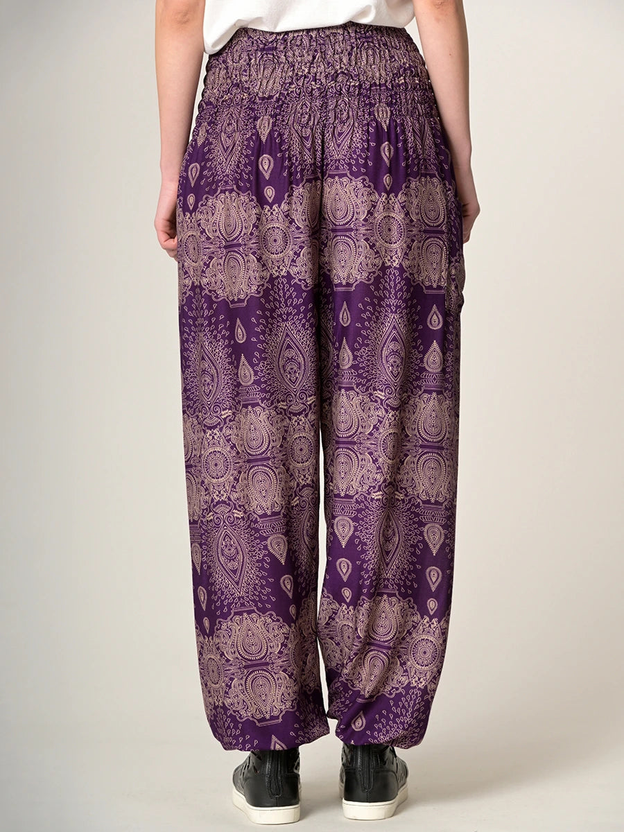 Teardrop Mandala Harem Pants - High Crotch - Forgotten Tribes