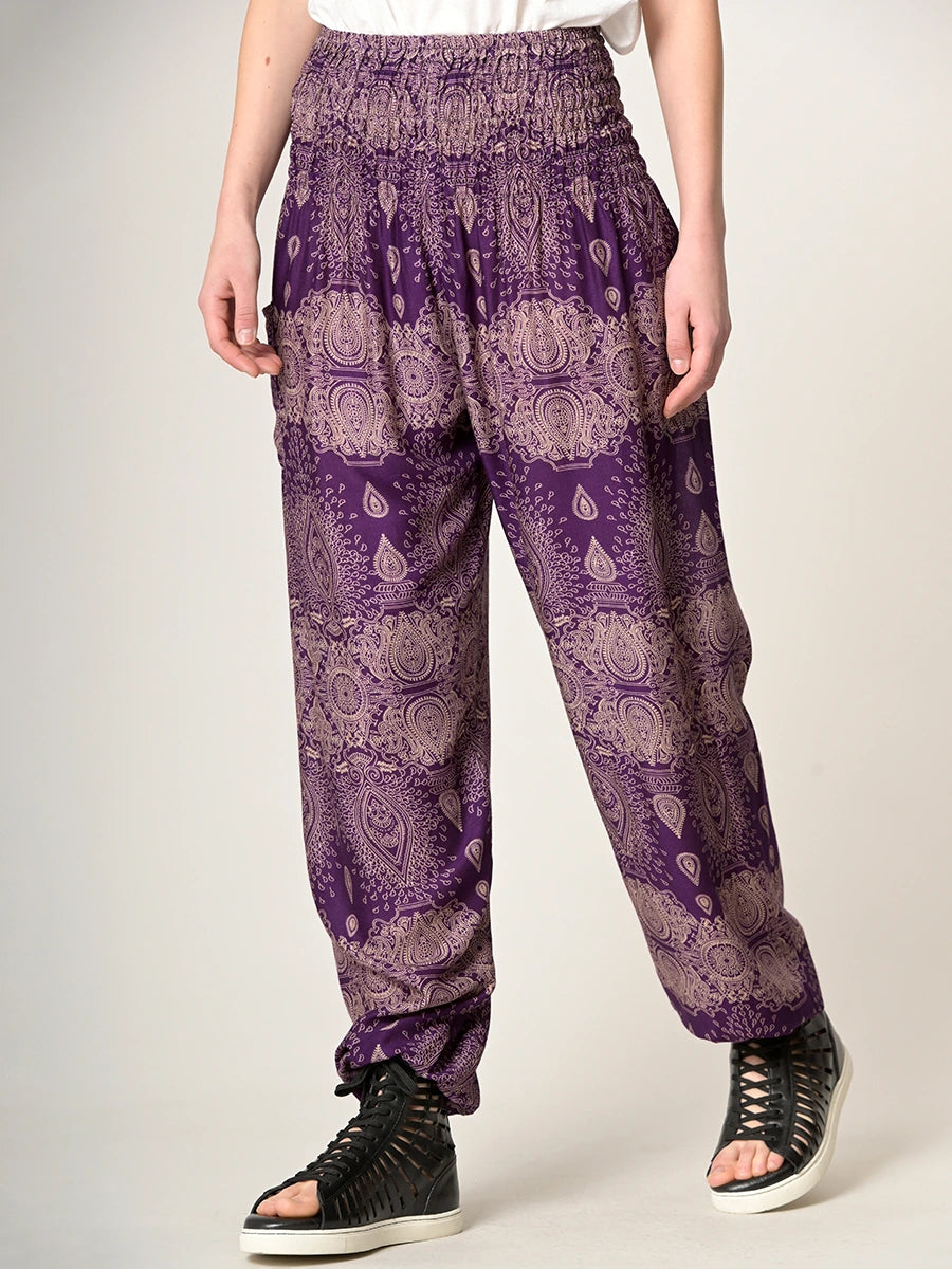 Teardrop Mandala Harem Pants - High Crotch - Forgotten Tribes