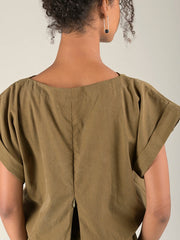 Tencel® Cotton Short Sleeve Jumpsuit - Forgotten Tribes