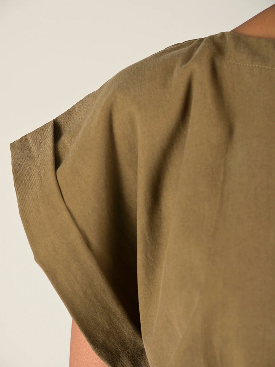 Tencel® Cotton Short Sleeve Jumpsuit - Forgotten Tribes