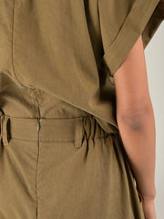Tencel® Cotton Short Sleeve Jumpsuit - Forgotten Tribes