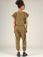 Tencel® Cotton Short Sleeve Jumpsuit - Forgotten Tribes