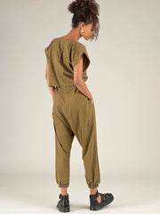 Tencel® Cotton Short Sleeve Jumpsuit - Forgotten Tribes