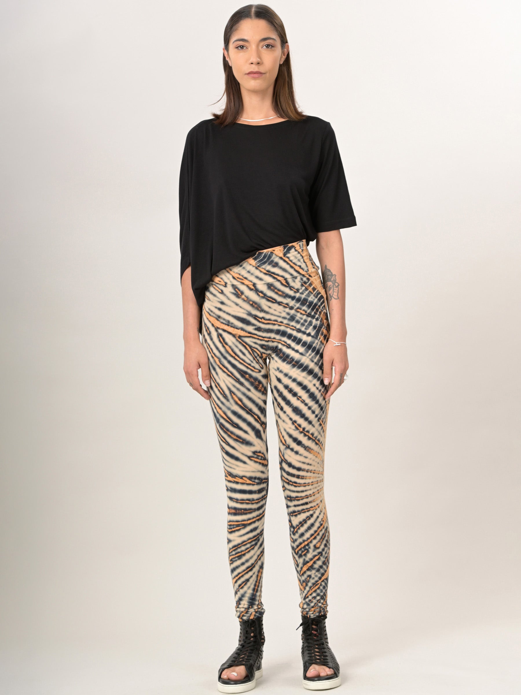 Tie Dye Leggings - Light Apricot - Forgotten Tribes