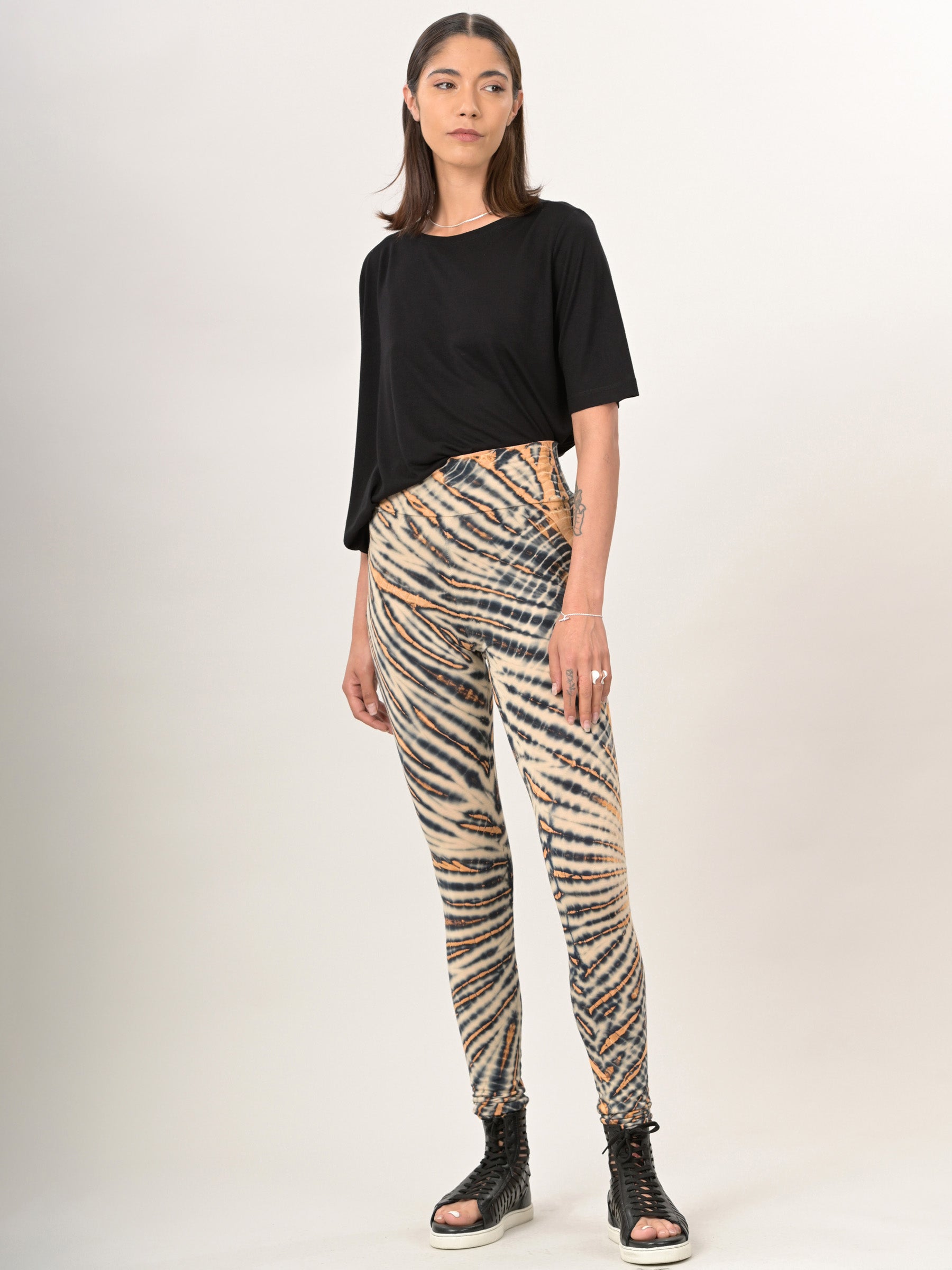Tie Dye Leggings - Light Apricot - Forgotten Tribes