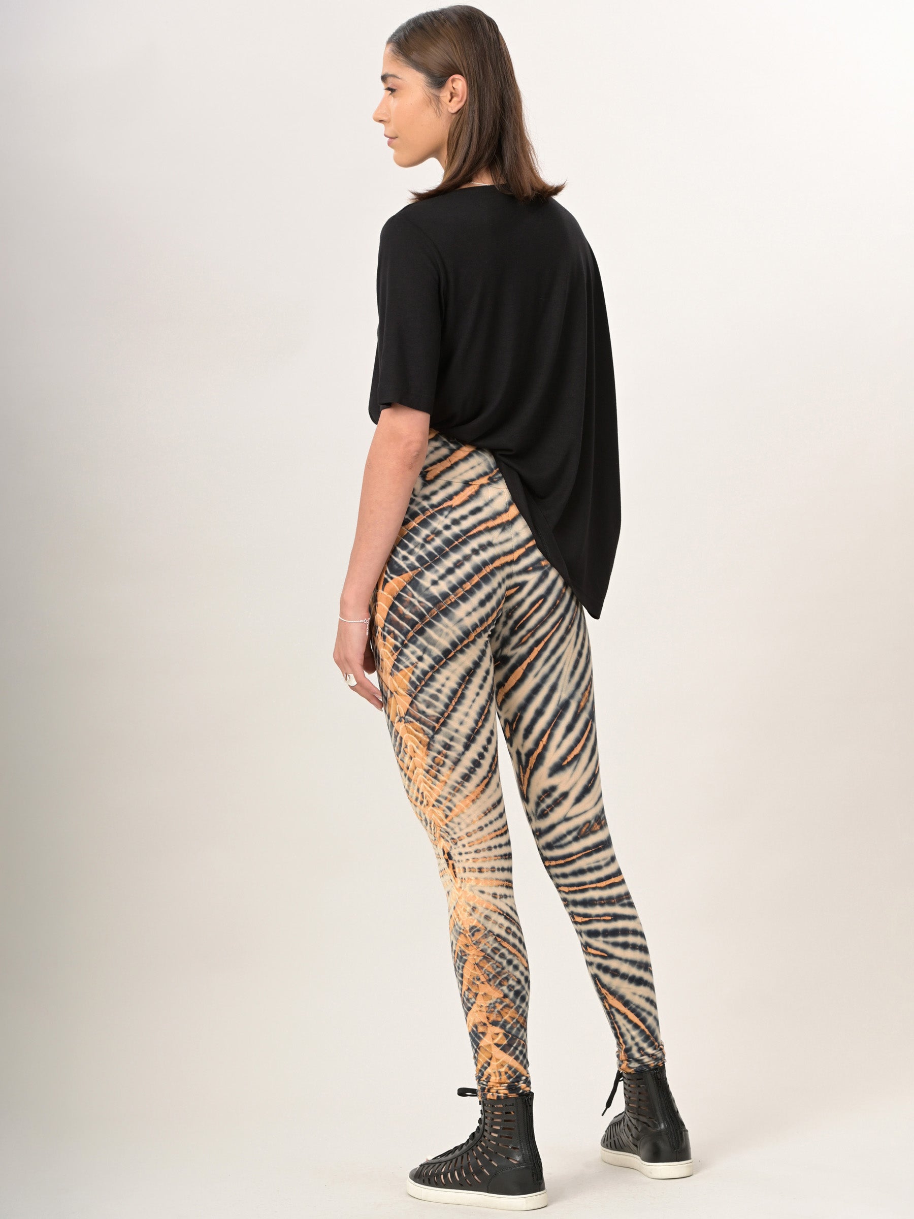 Tie Dye Leggings - Light Apricot - Forgotten Tribes