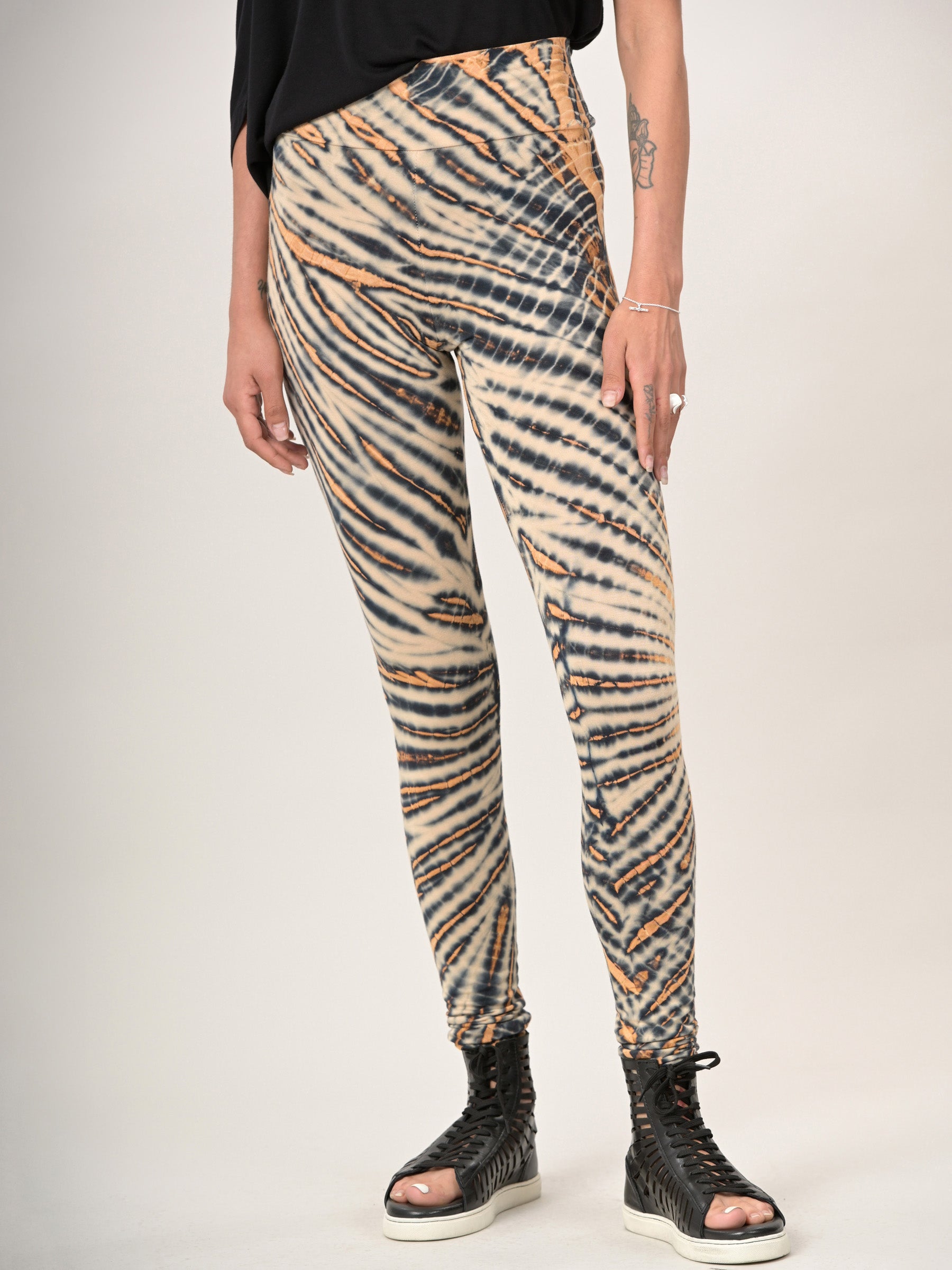 Tie Dye Leggings - Light Apricot - Forgotten Tribes