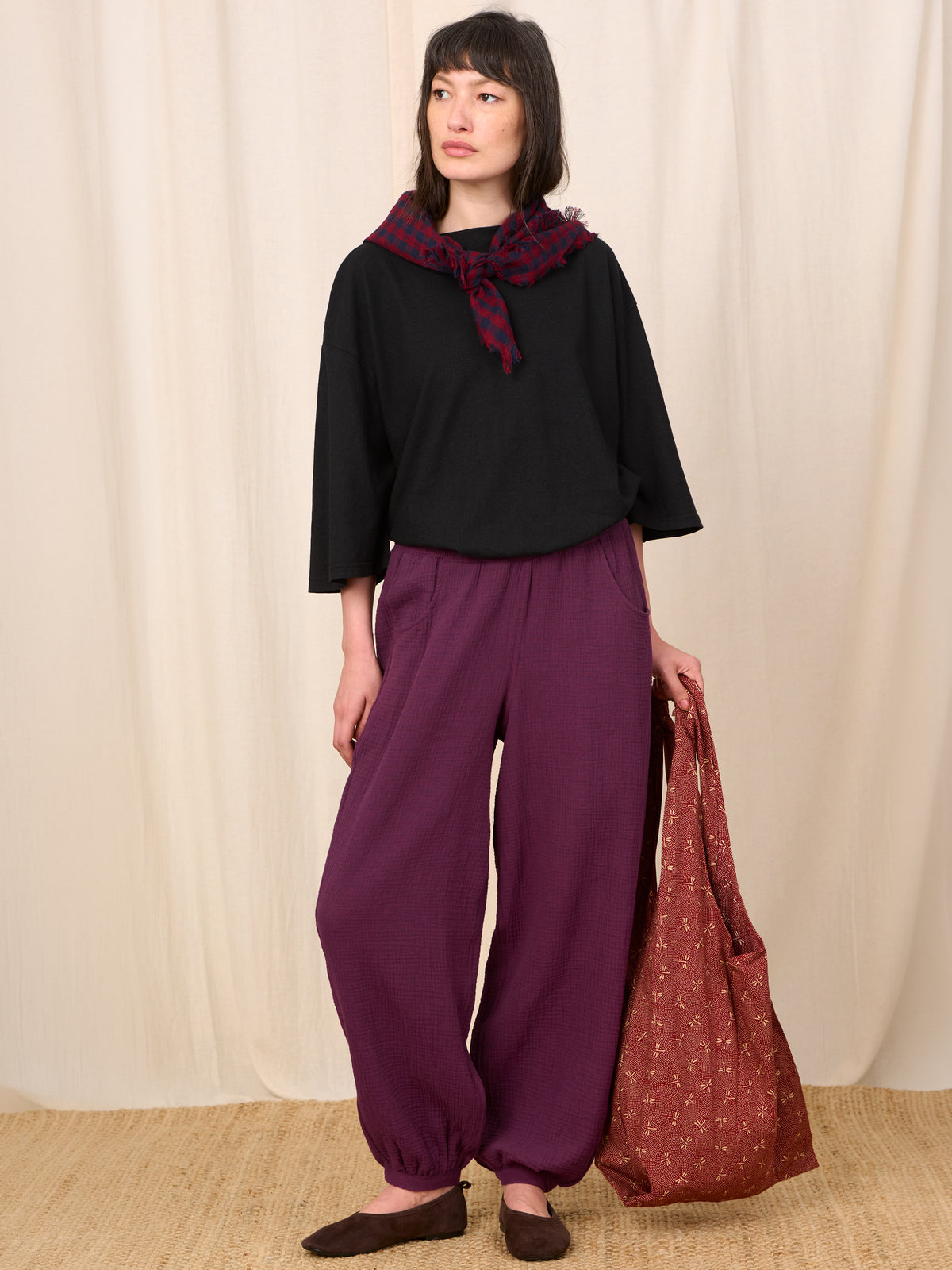 Tokara - Cotton Gauze Harem Trousers - Forgotten Tribes