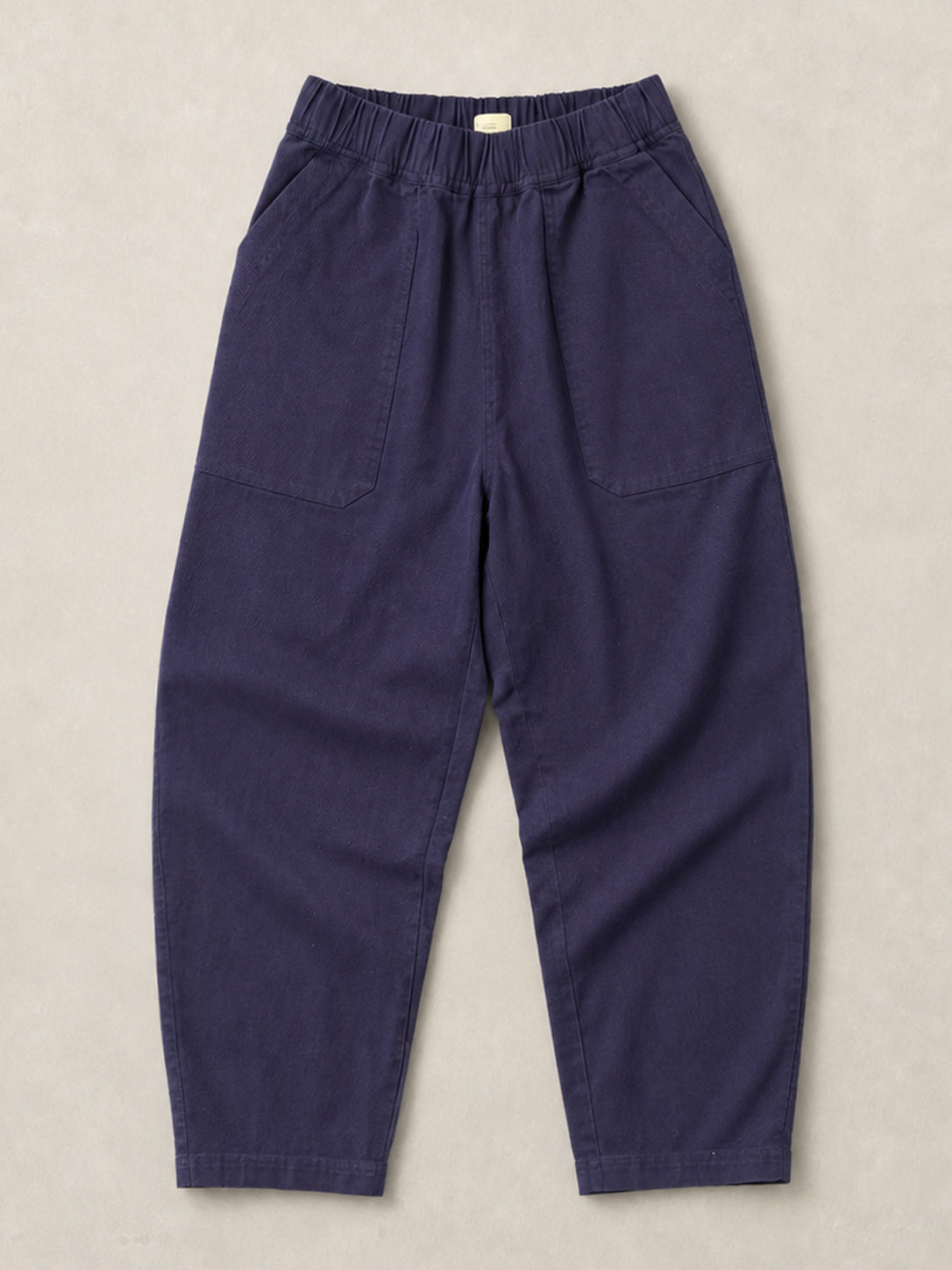 Aegina - Organic Cotton Twill Tapered Trousers