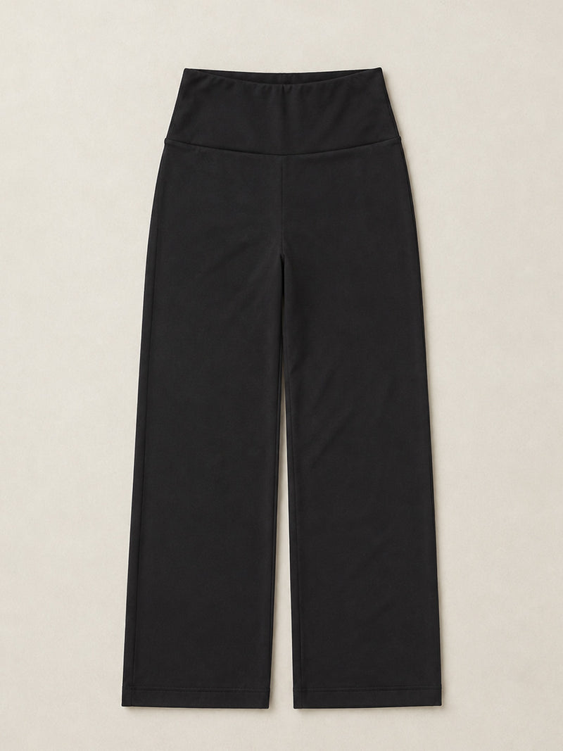 Valara - Bamboo Cotton Straight Leg Yoga Pants - Forgotten Tribes
