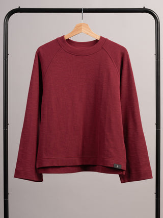 Yasai - Waffle Cotton Raglan Wide Sleeve T-shirt - Forgotten Tribes