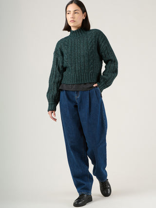 Wool Blend Chunky Faroe Sweater - Forgotten Tribes
