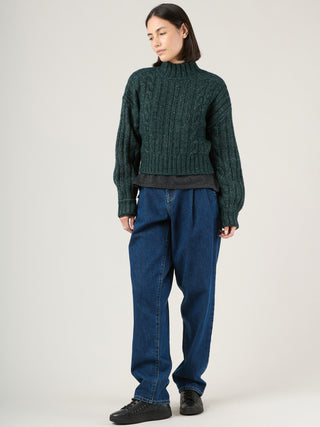 Wool Blend Chunky Faroe Sweater - Forgotten Tribes