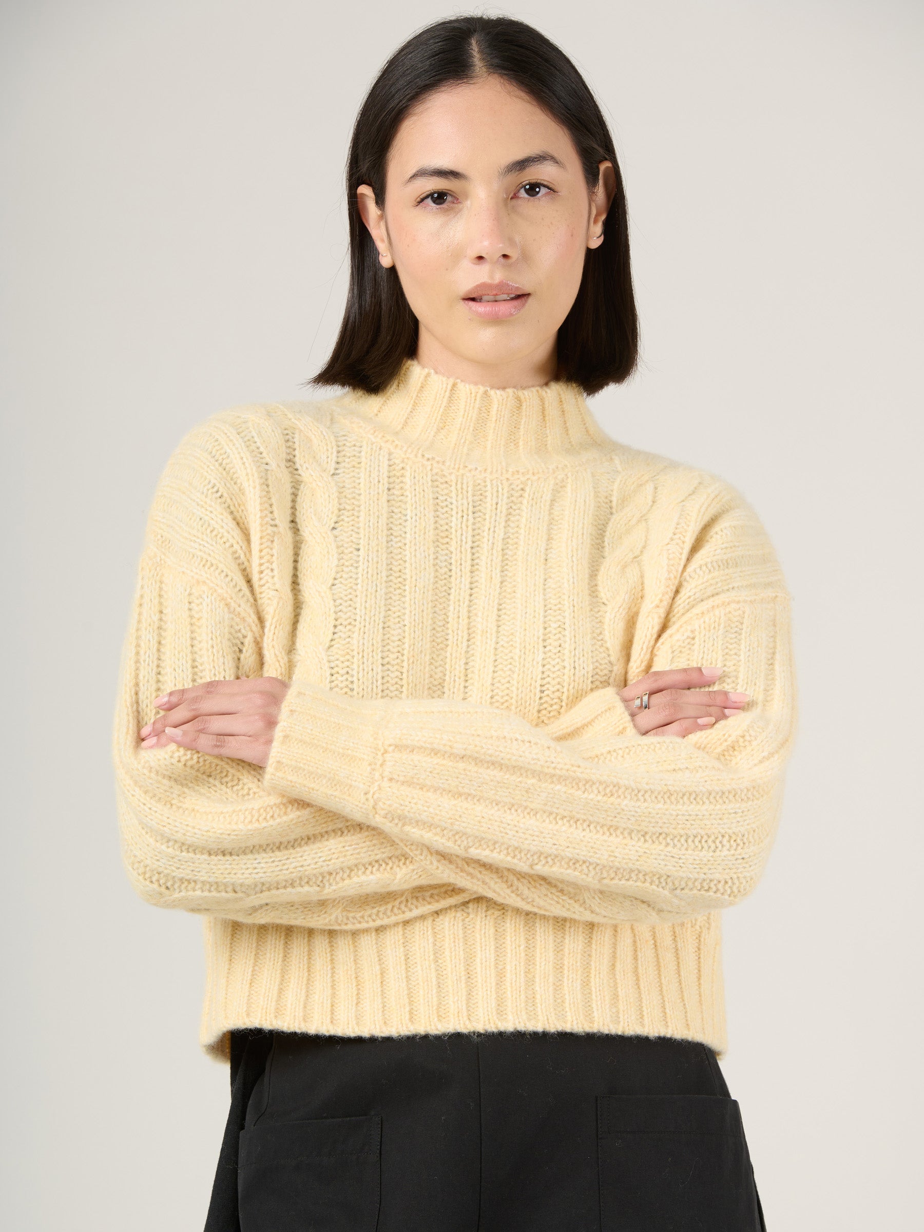 Wool Blend Chunky Faroe Sweater - Forgotten Tribes