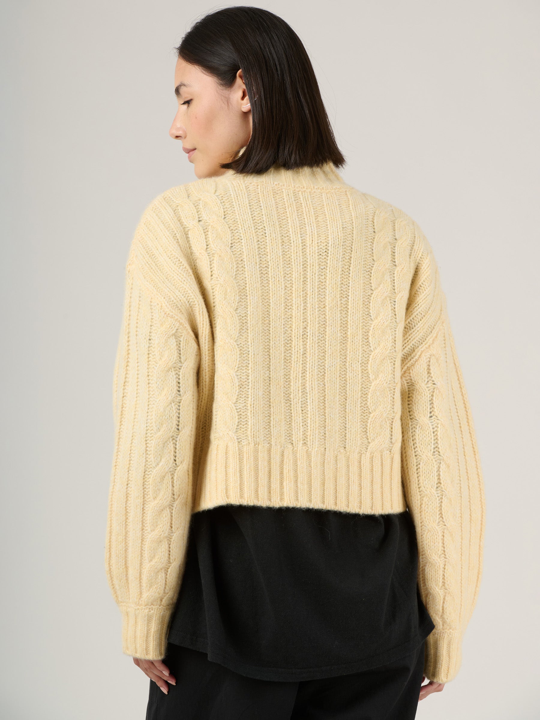 Wool Blend Chunky Faroe Sweater - Forgotten Tribes