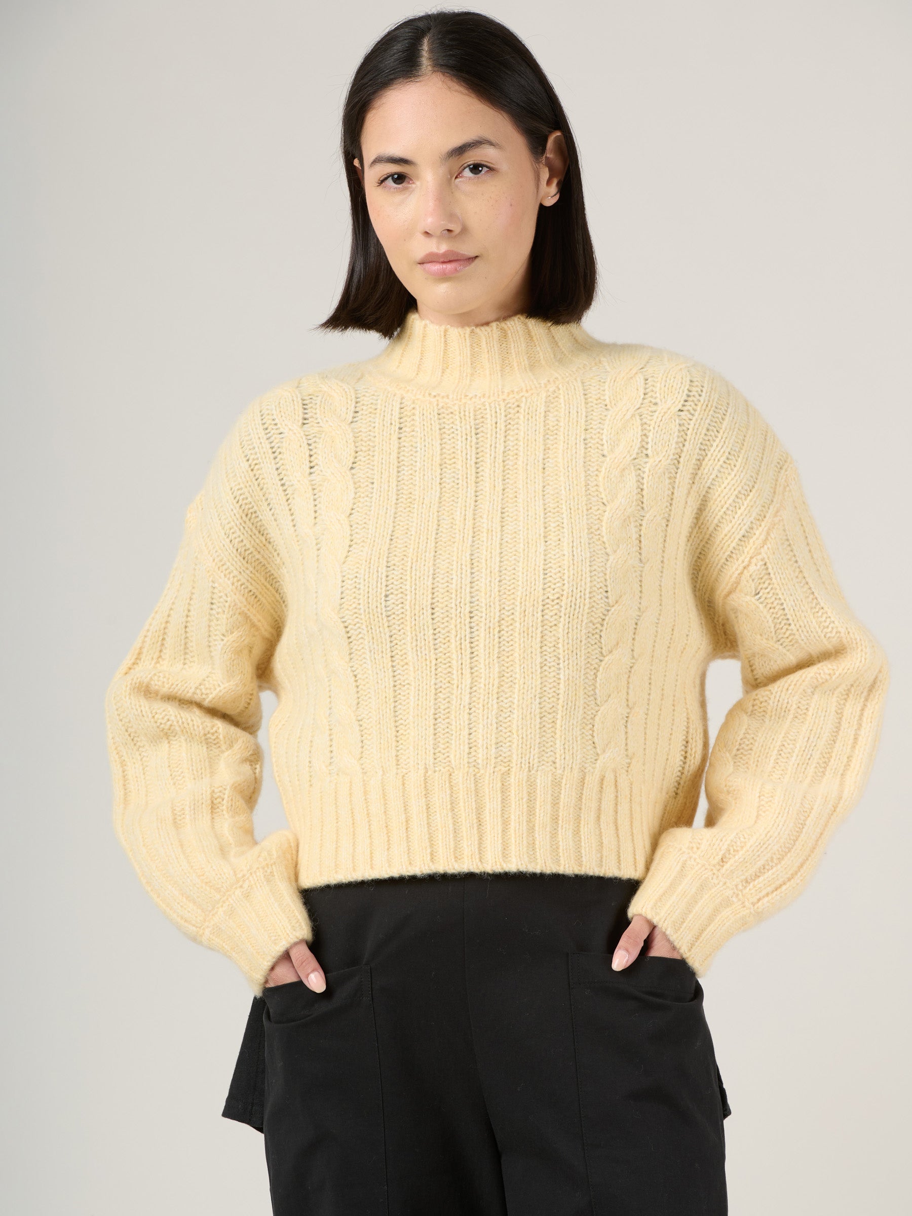 Wool Blend Chunky Faroe Sweater - Forgotten Tribes